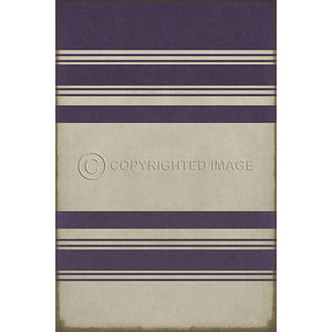 Pattern 50 Organic Stripes White and Purple    120x120