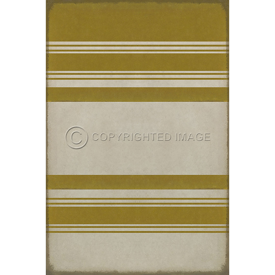 Pattern 50 Organic Stripes Yellow and White    20x30