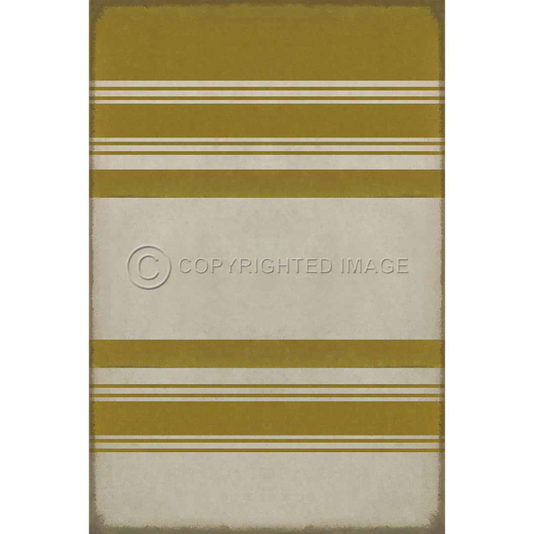 Pattern 50 Organic Stripes Yellow and White    120x120