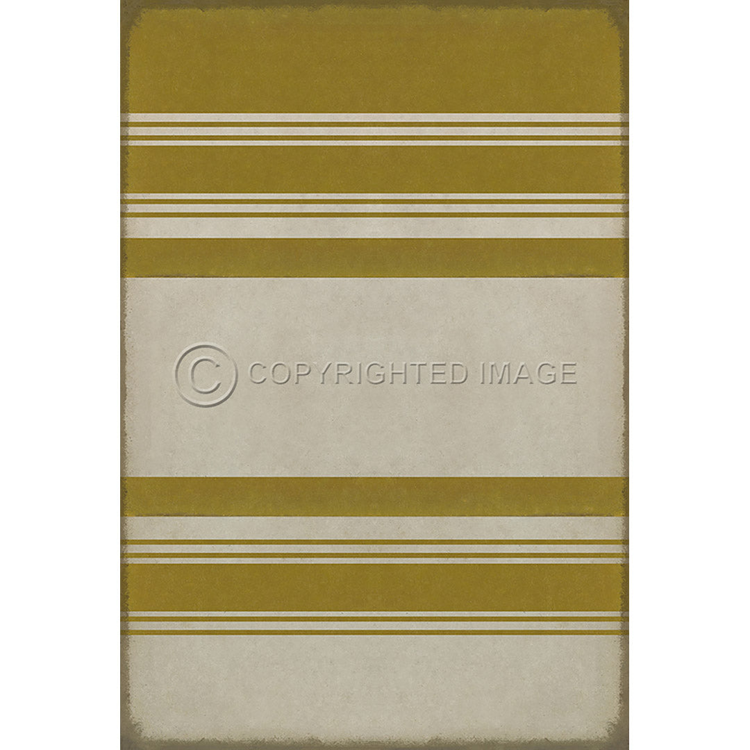 Pattern 50 Organic Stripes Yellow and White    38x56