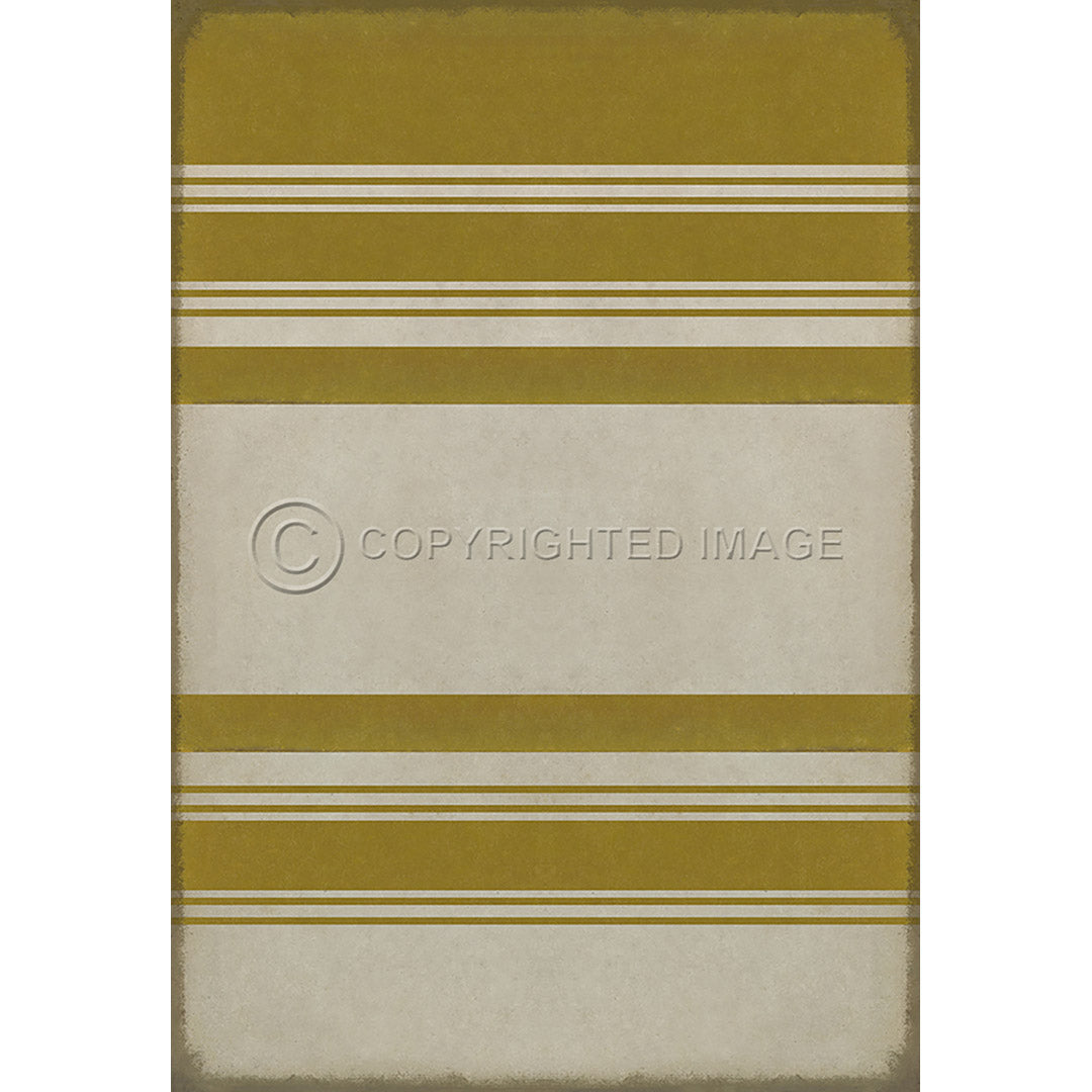 Pattern 50 Organic Stripes Yellow and White    70x102