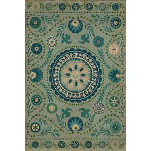 Pattern 38 Boho Blue       120x120