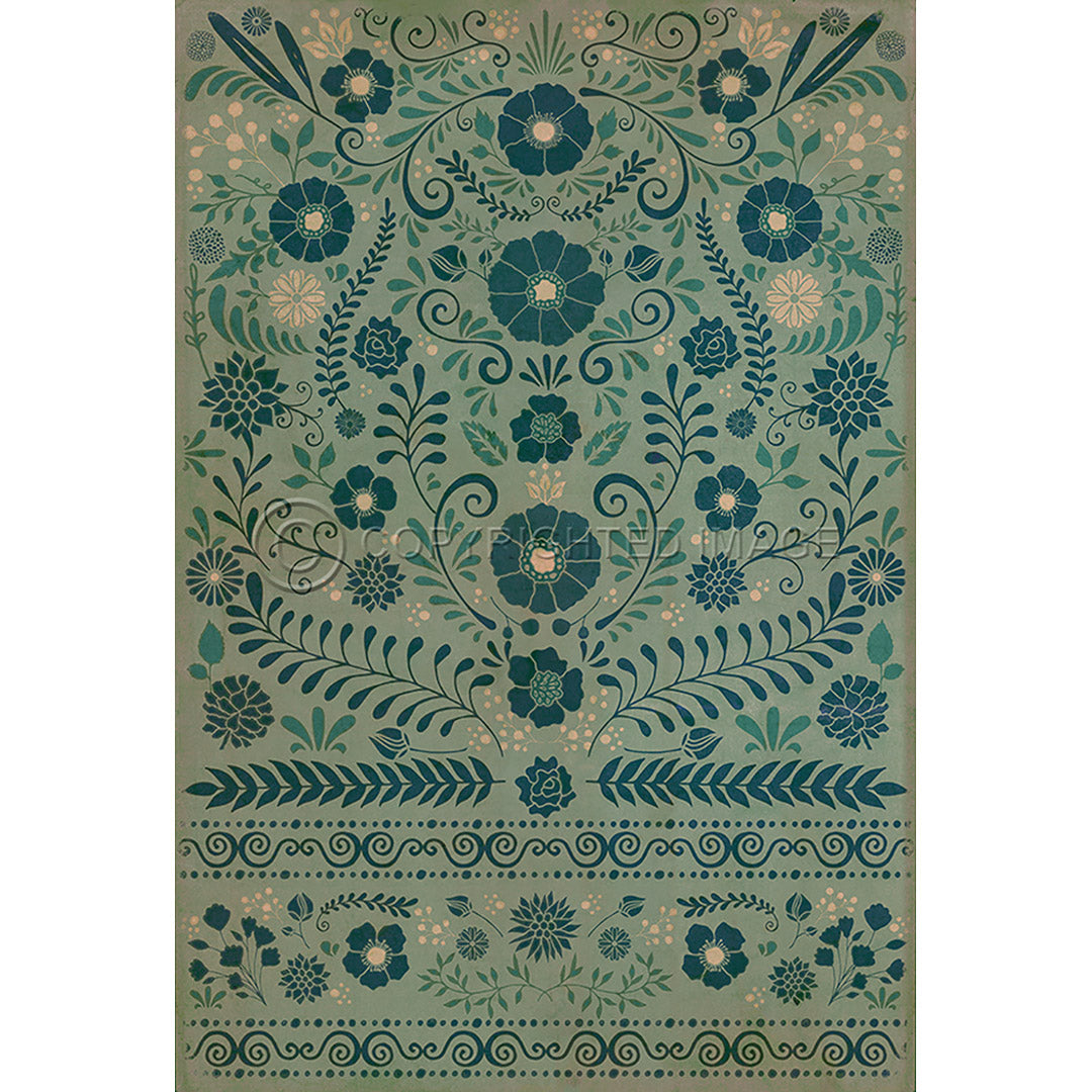 Pattern 36 A few Flowers at his feet   38x56