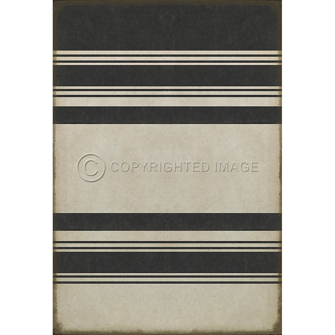 Pattern 50 Organic Stripes Black and White    52x76
