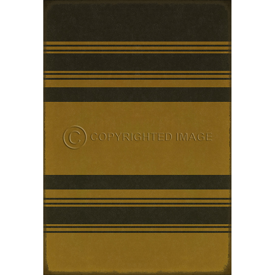 Pattern 50 Organic Stripes Black and Yellow    52x76