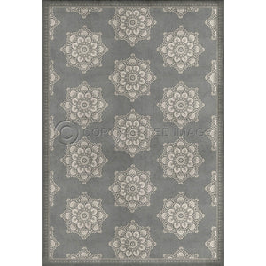 Indian Loop  Pewter and Flax 120x120