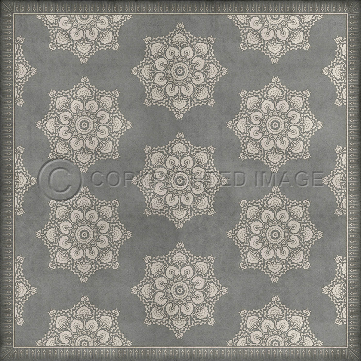 Indian Loop  Pewter and Flax 96x96
