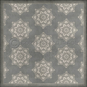 Indian Loop  Pewter and Flax 120x120