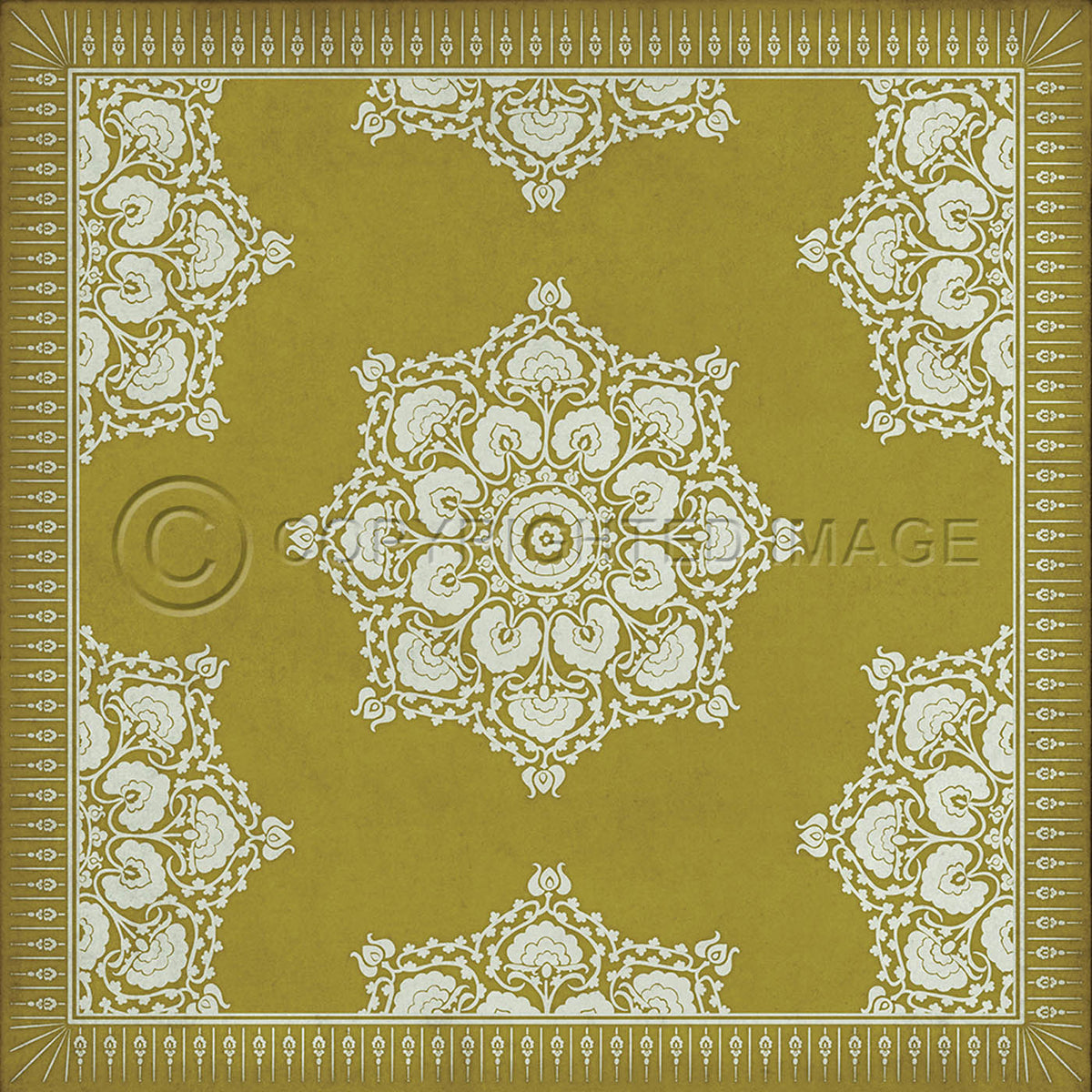 Indian Loop  Mustard 36x36