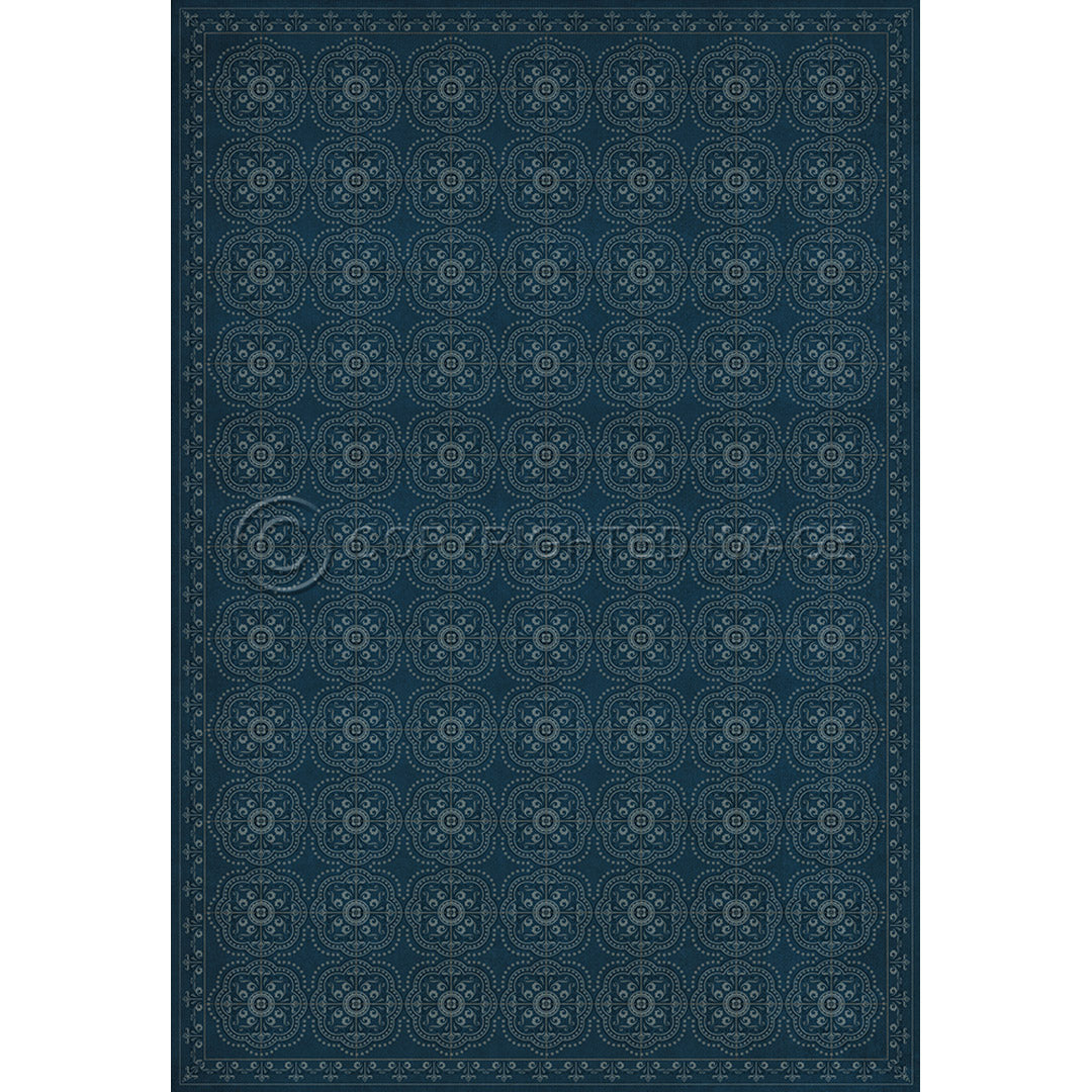 Pattern 28 Blue Bandana       120x120