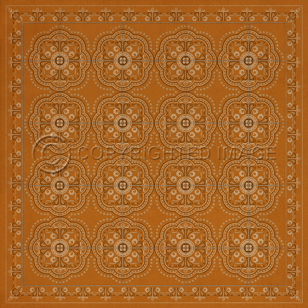 Pattern 28 Orange Bandana       48x48