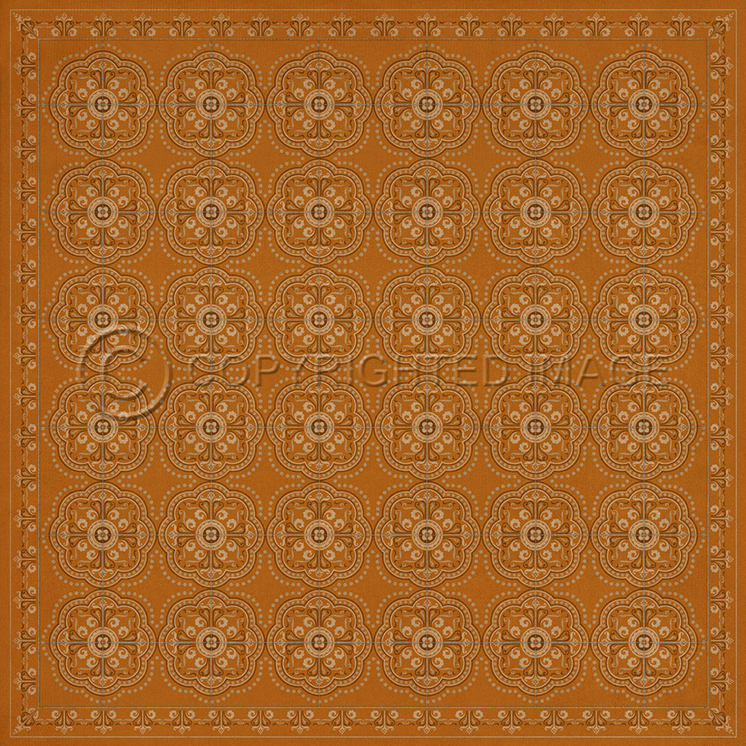 Pattern 28 Orange Bandana       60x60