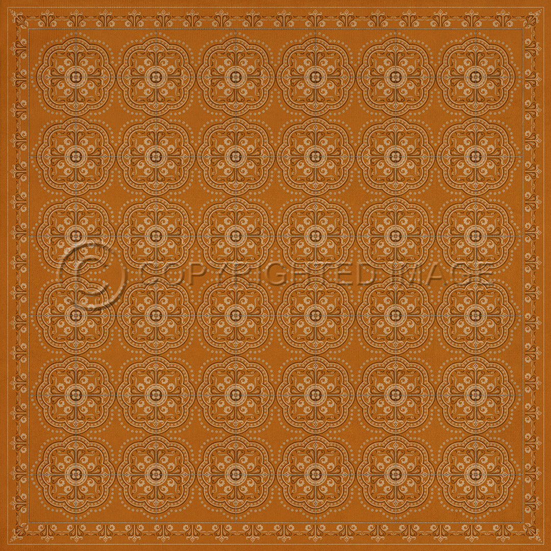 Pattern 28 Orange Bandana       72x72