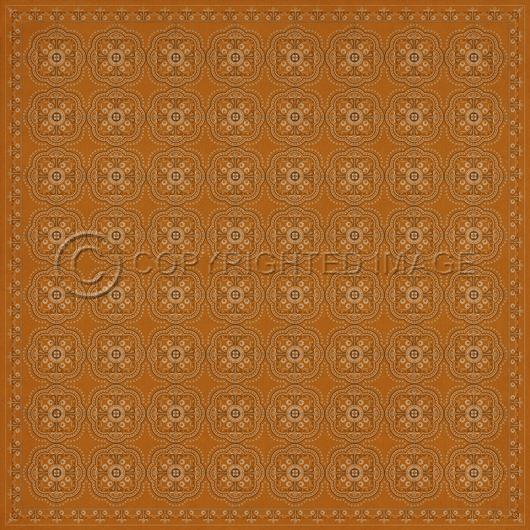 Pattern 28 Orange Bandana       120x120