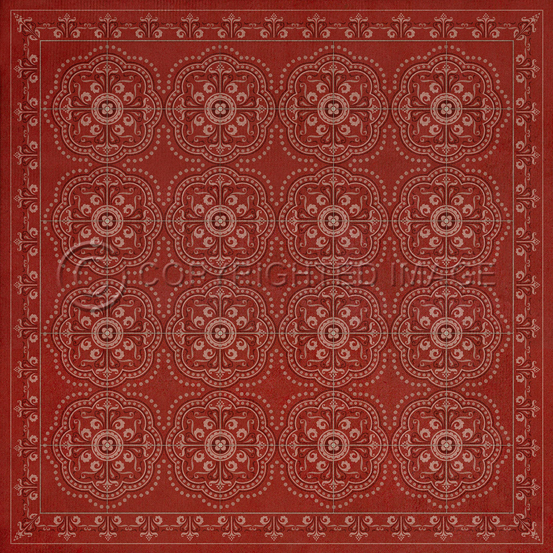 Pattern 28 Red Bandana       36x36