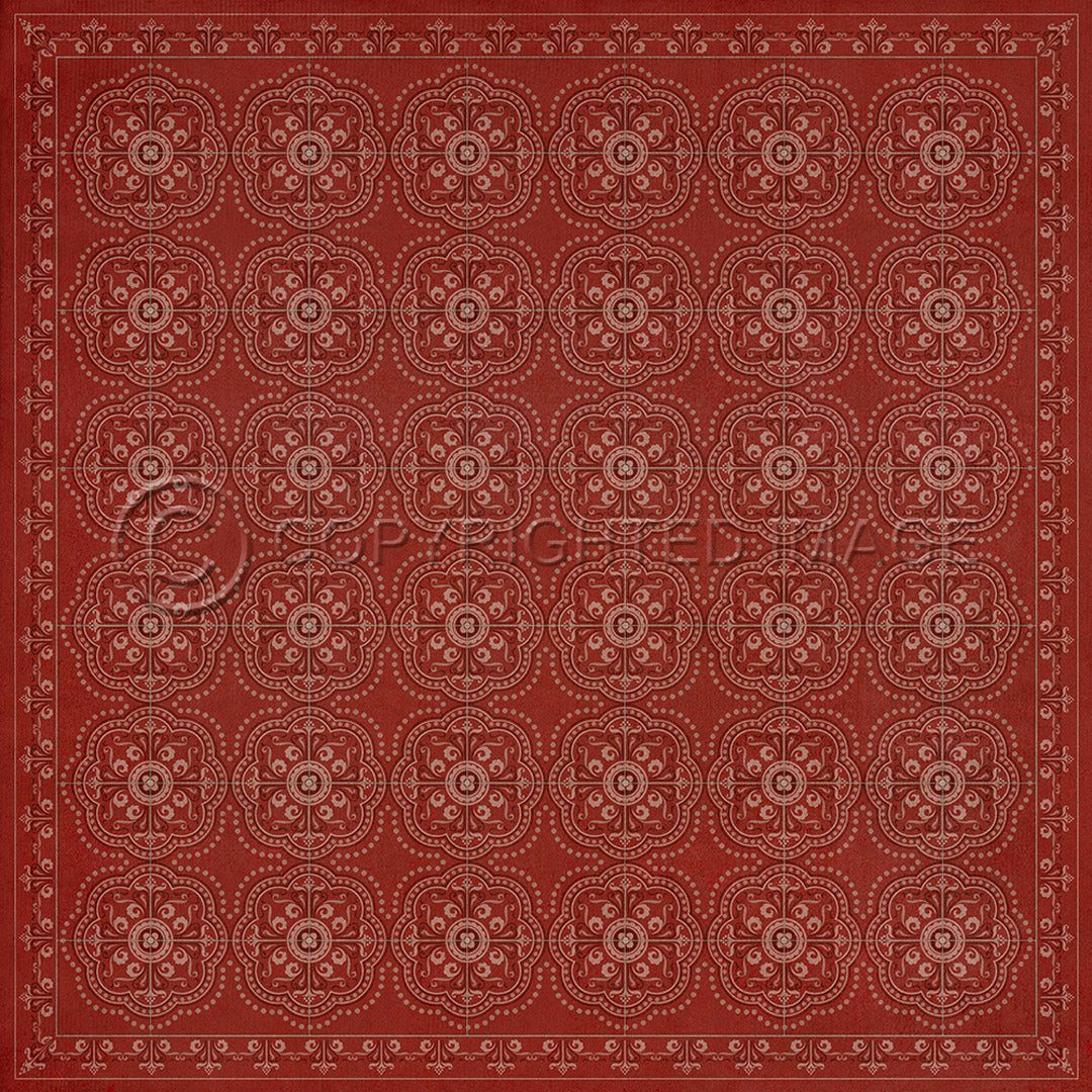 Pattern 28 Red Bandana       72x72
