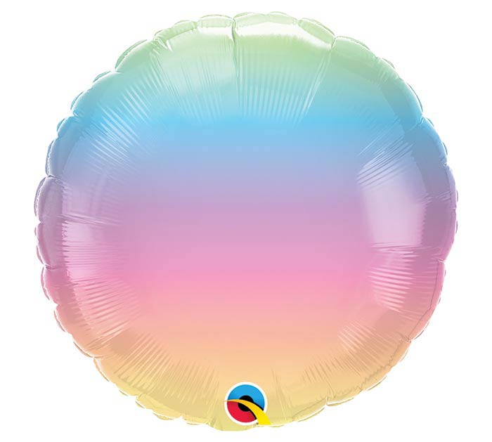 Ombre Rainbow Balloon