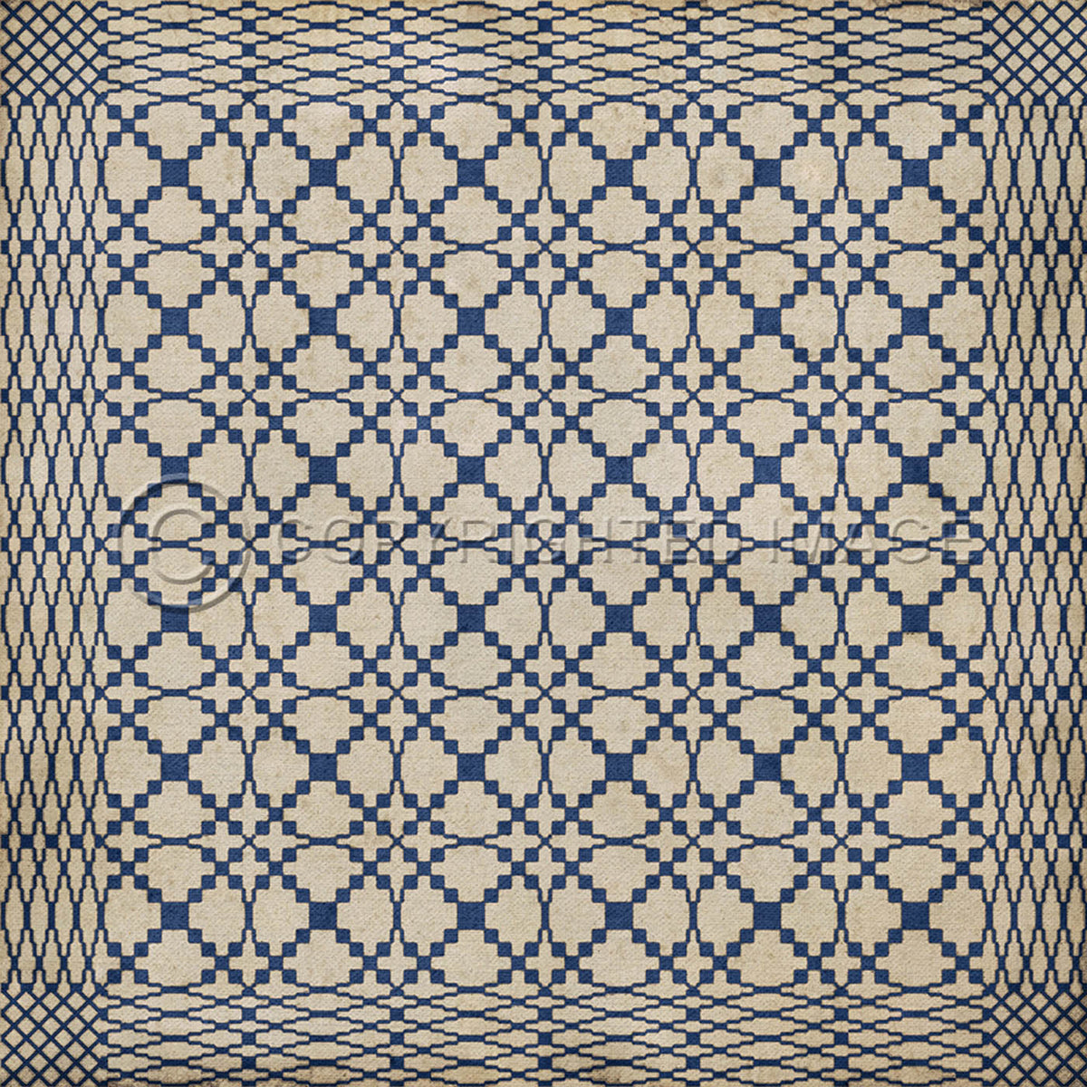 Woven Nelson Est 1808 48x48