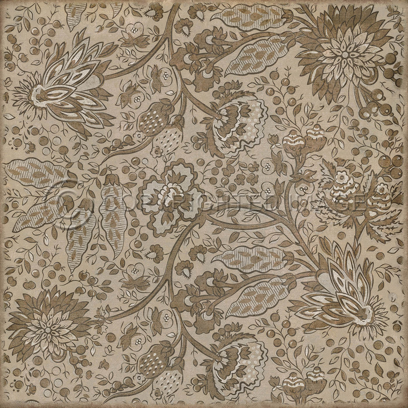 Garden Gate Woods in Winter 120x120