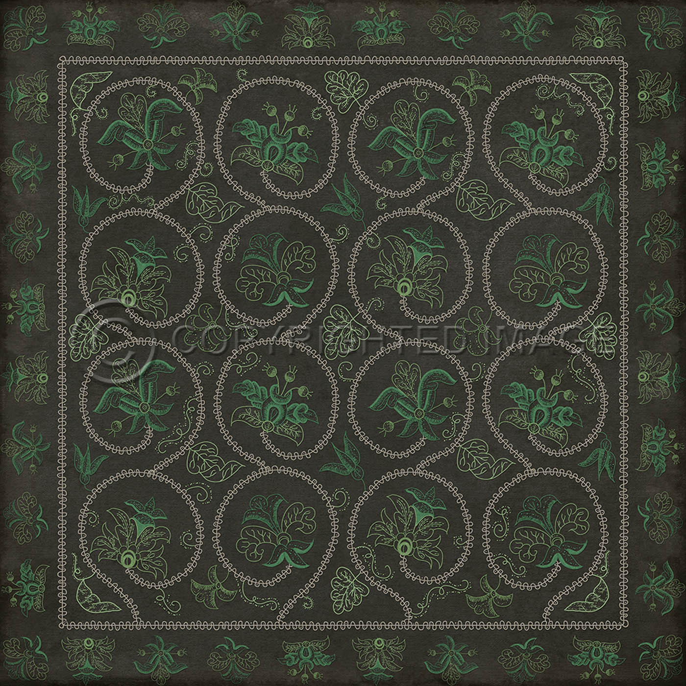 Crewelwork Beebalm 120x120