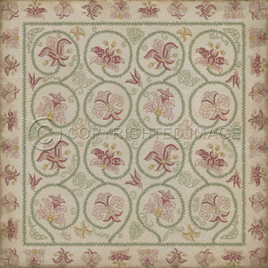 Crewelwork Rose Campion 120x120