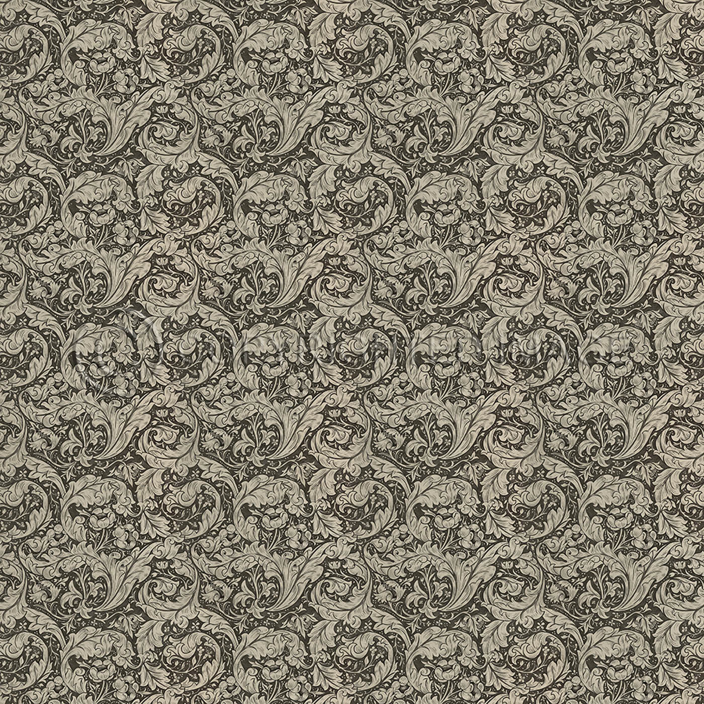 Bachelors Button  Black and Linen 120x120