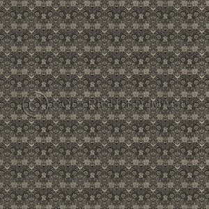 Honeysuckle and Tulip Black 120x120