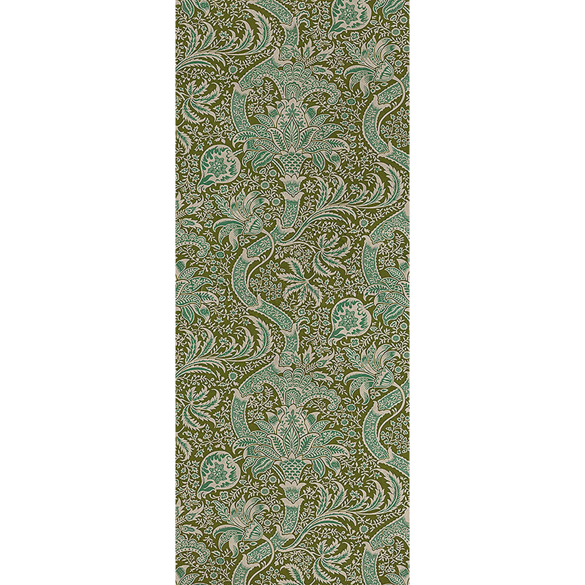 Indian Olive and Teal 36x90