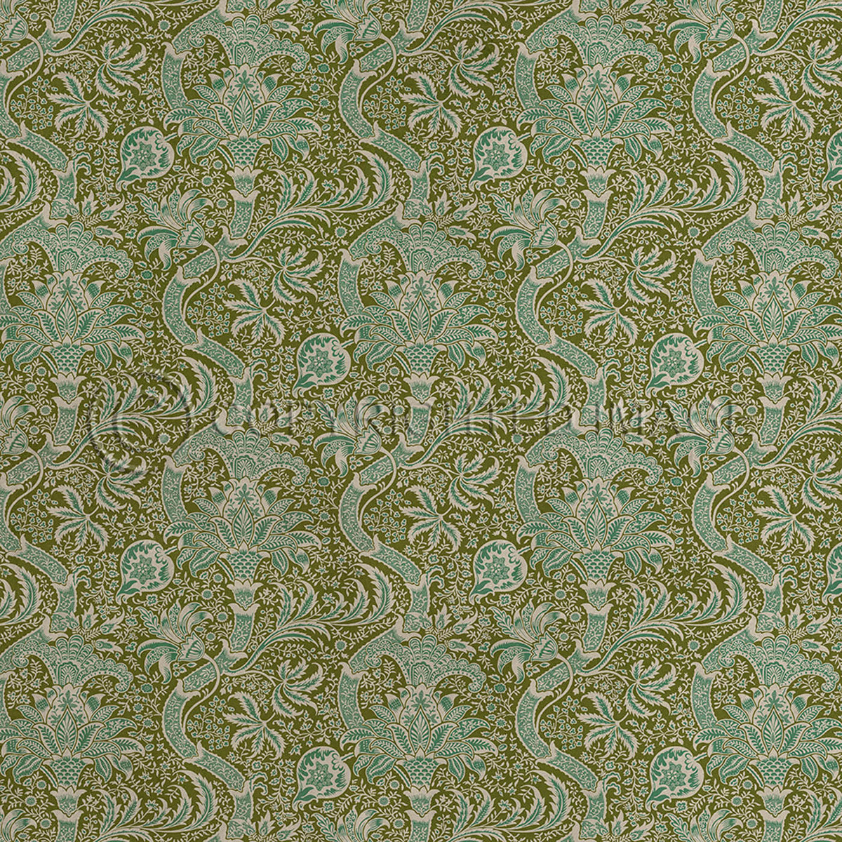 Indian Olive and Teal 96x96