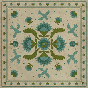 Applique Azure Moss 120x120