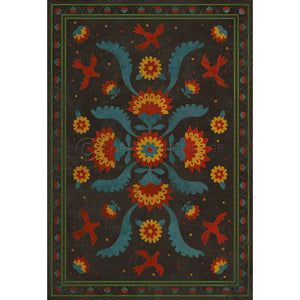 Applique Gossip of Swallows 120x120