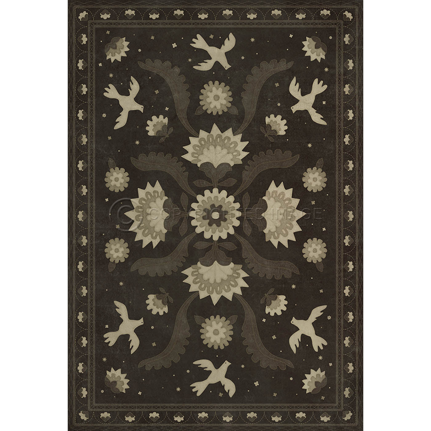 Applique Stitches of the Hours 120x120