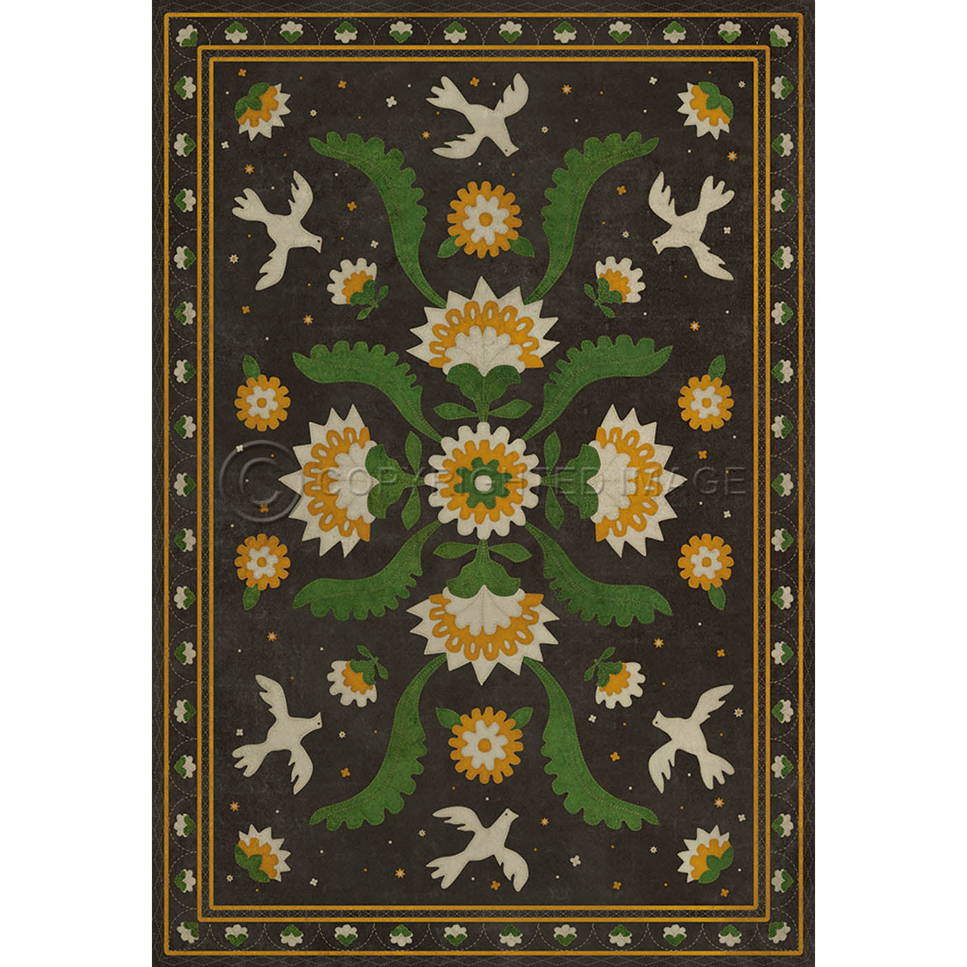 Applique The Greenest Dells 120x120