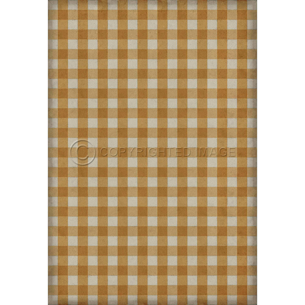 Gingham Canvas Yellow 96x140