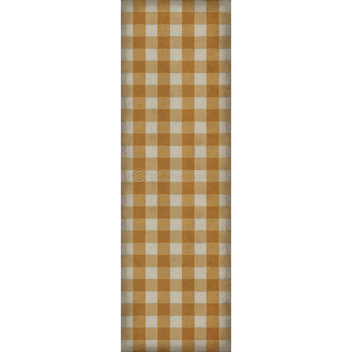 Gingham Canvas Yellow 36x115