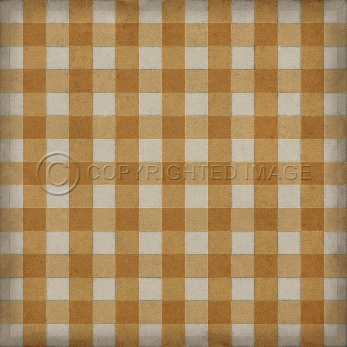 Gingham Canvas Yellow 60x60