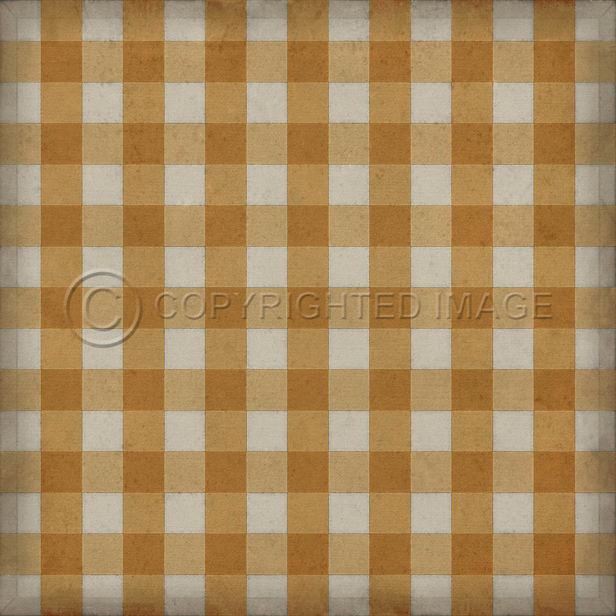 Gingham Canvas Yellow 72x72