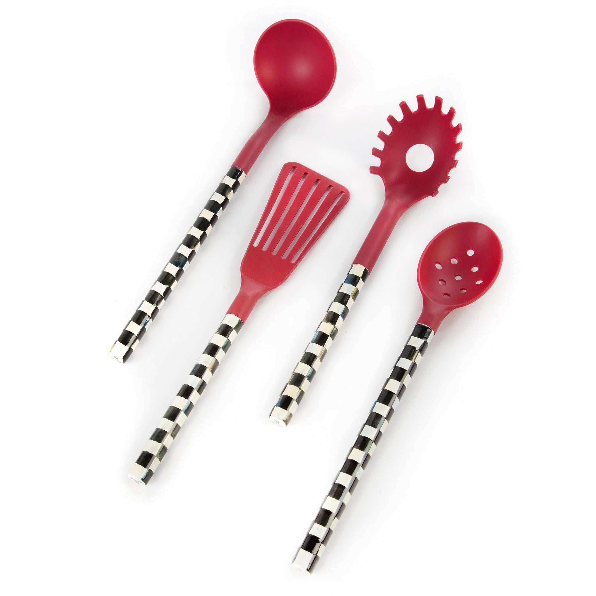 Courtly Check Pasta Spoon - Red - RFD