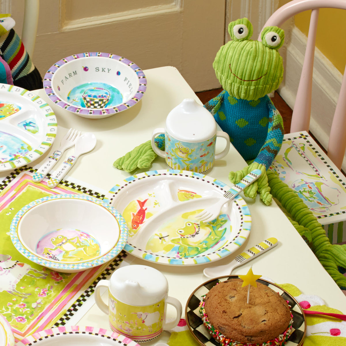 Toddler.s Dinnerware Set - Frog