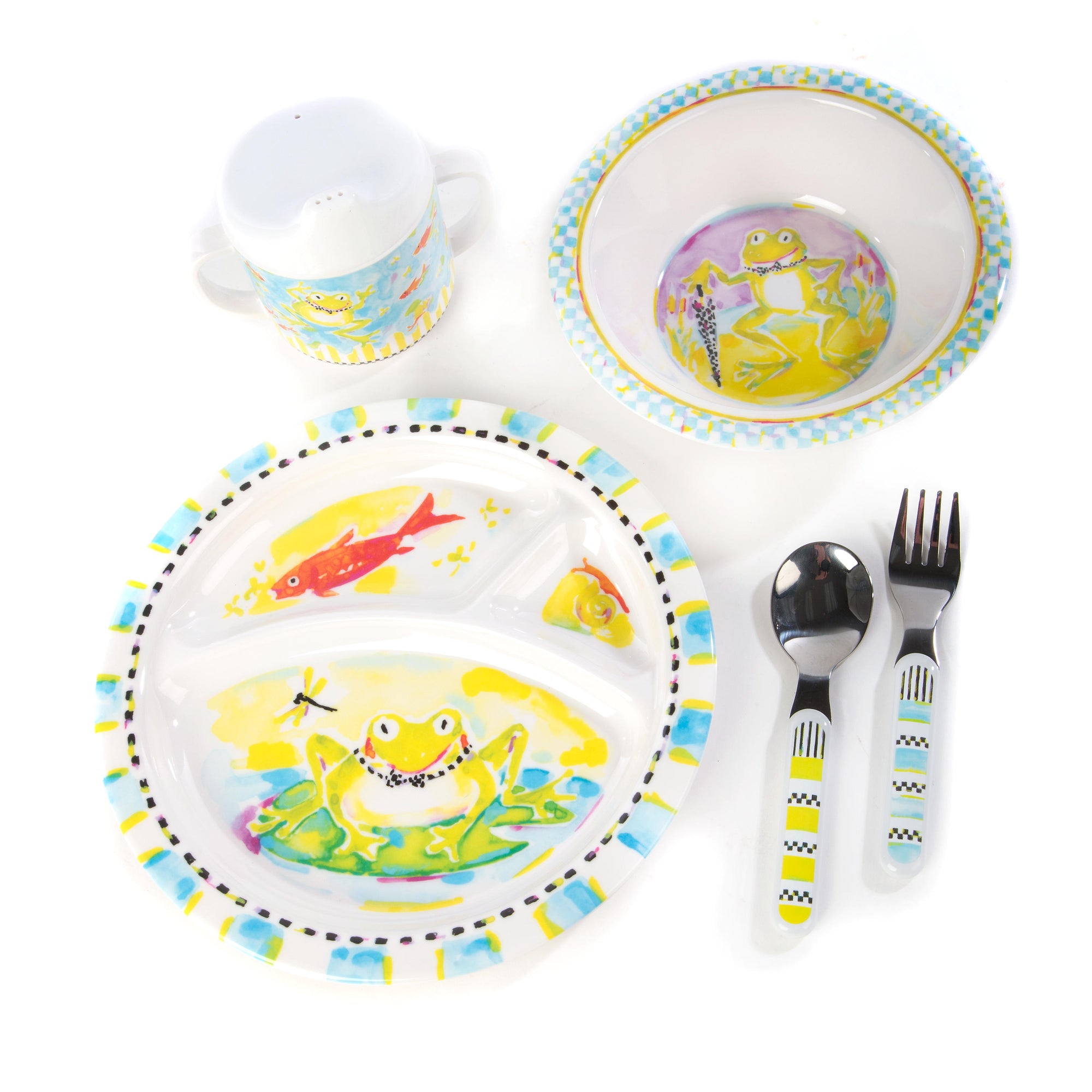 Toddler's Dinnerware Set - Frog