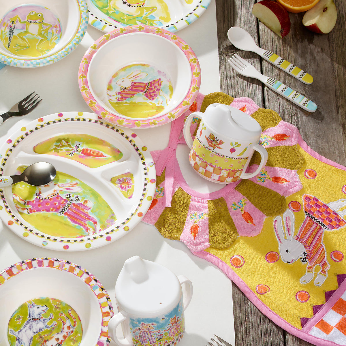 Toddler.s Dinnerware Set - Bunny