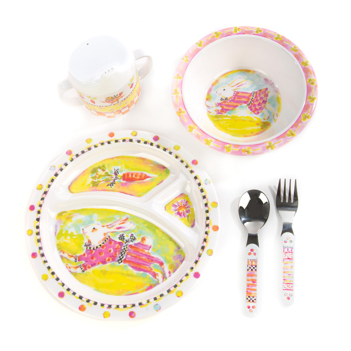 Toddler&#39;s Dinnerware Set - Bunny