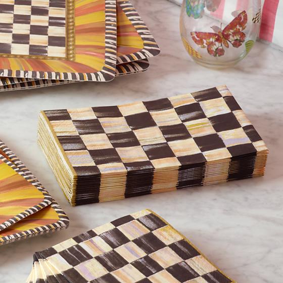 Courtly Check Paper Napkins - Guest