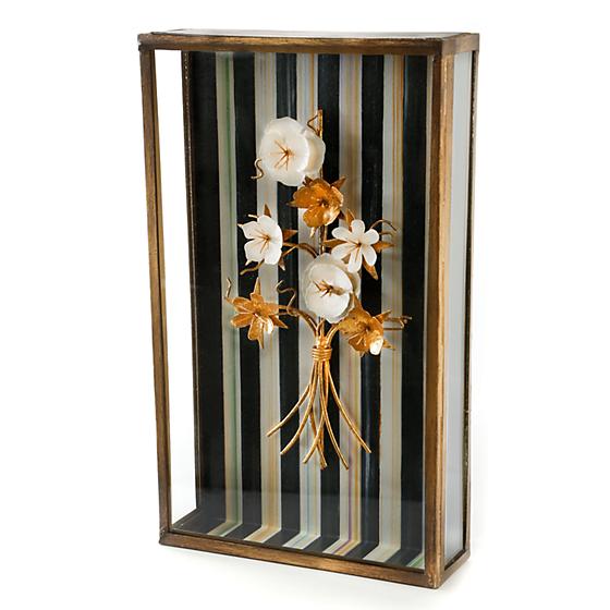 Golden Flower Shadow Box