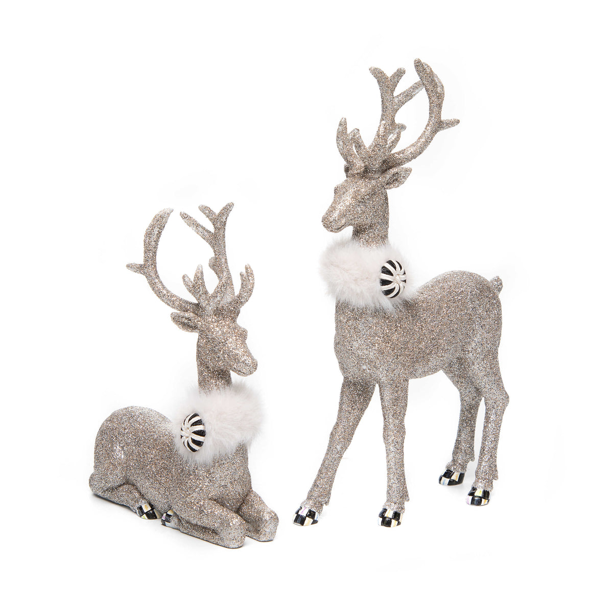 Vintage Silver Deer - Standing