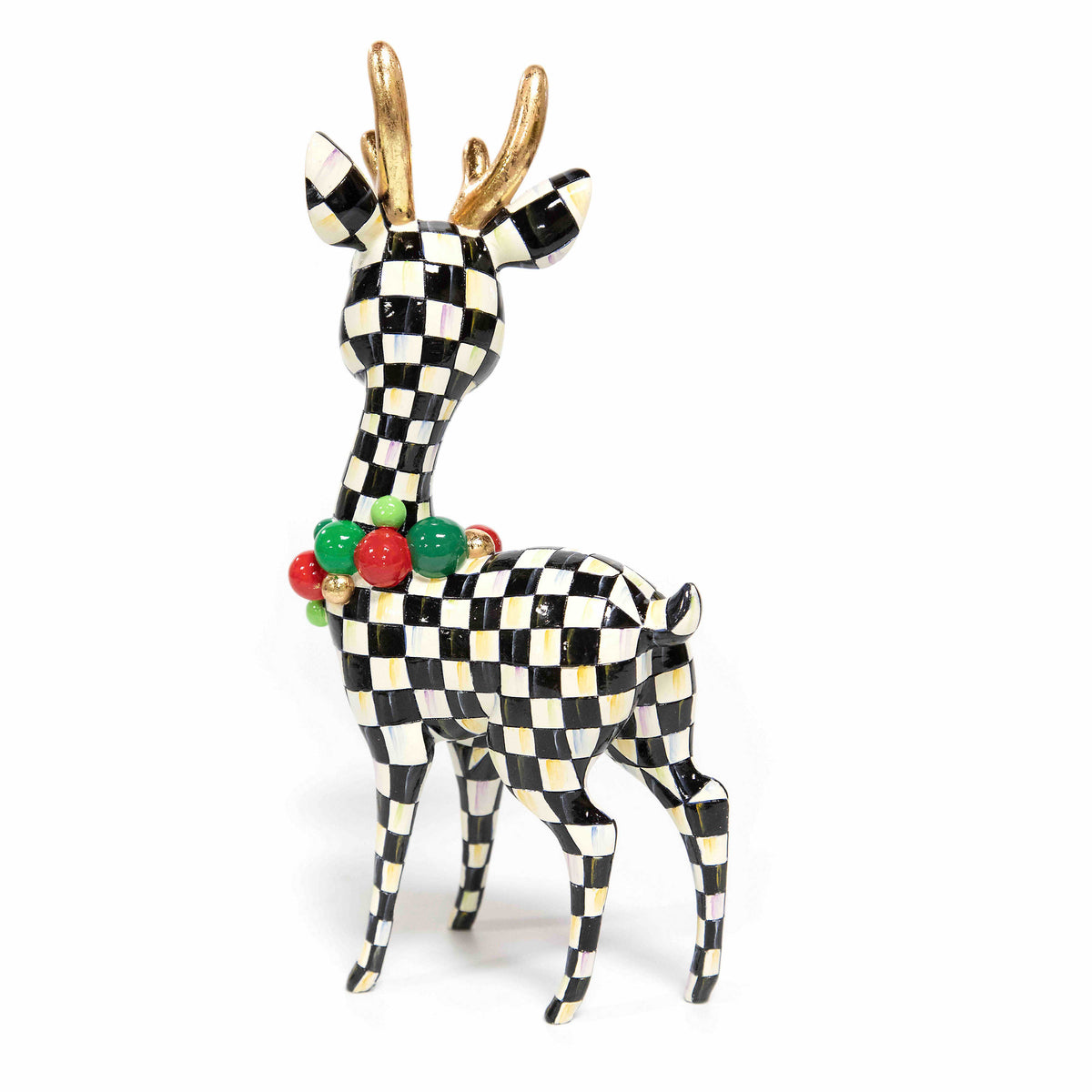MacKenzie-Childs Courtly Check Deary Deer