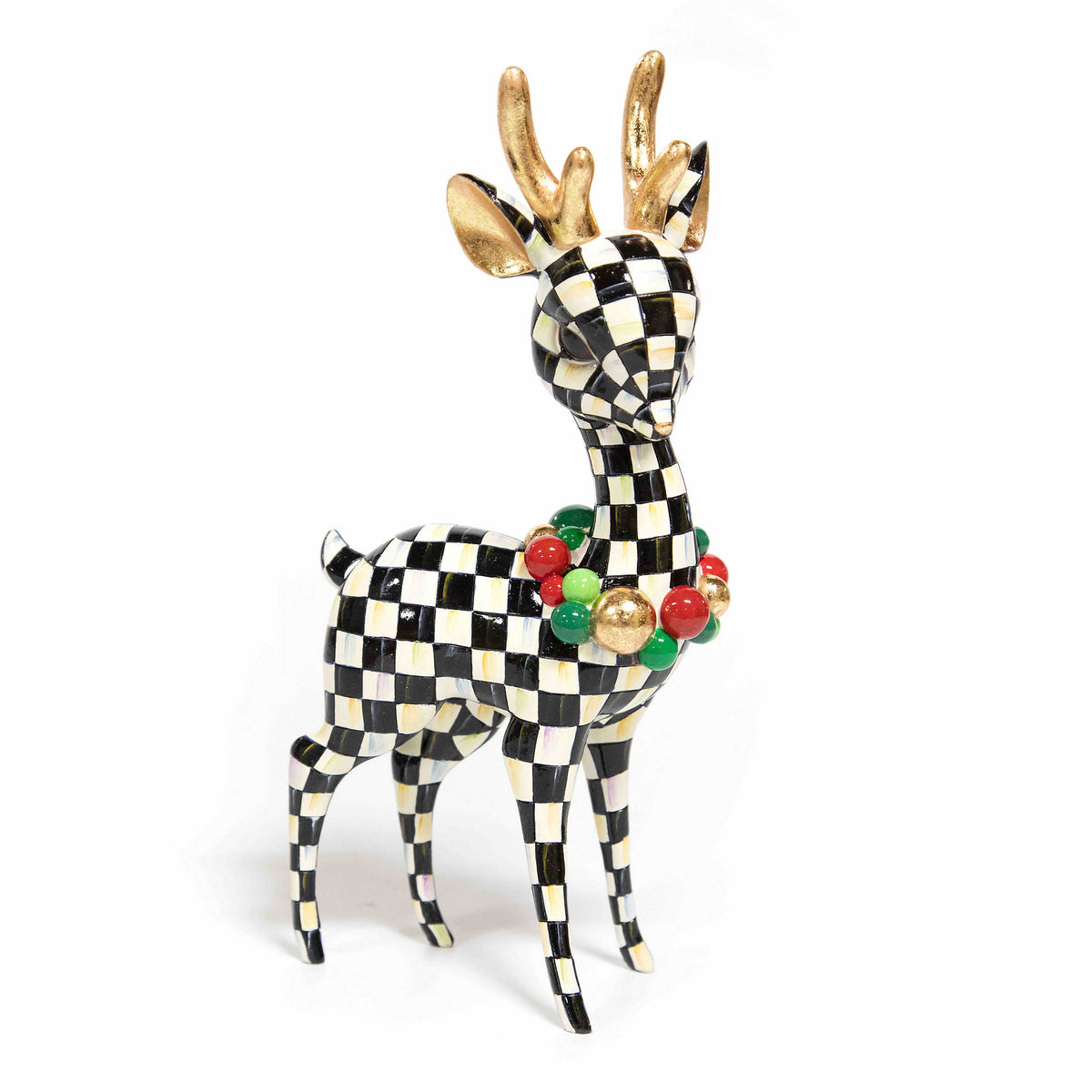 MacKenzie-Childs Courtly Check Deary Deer