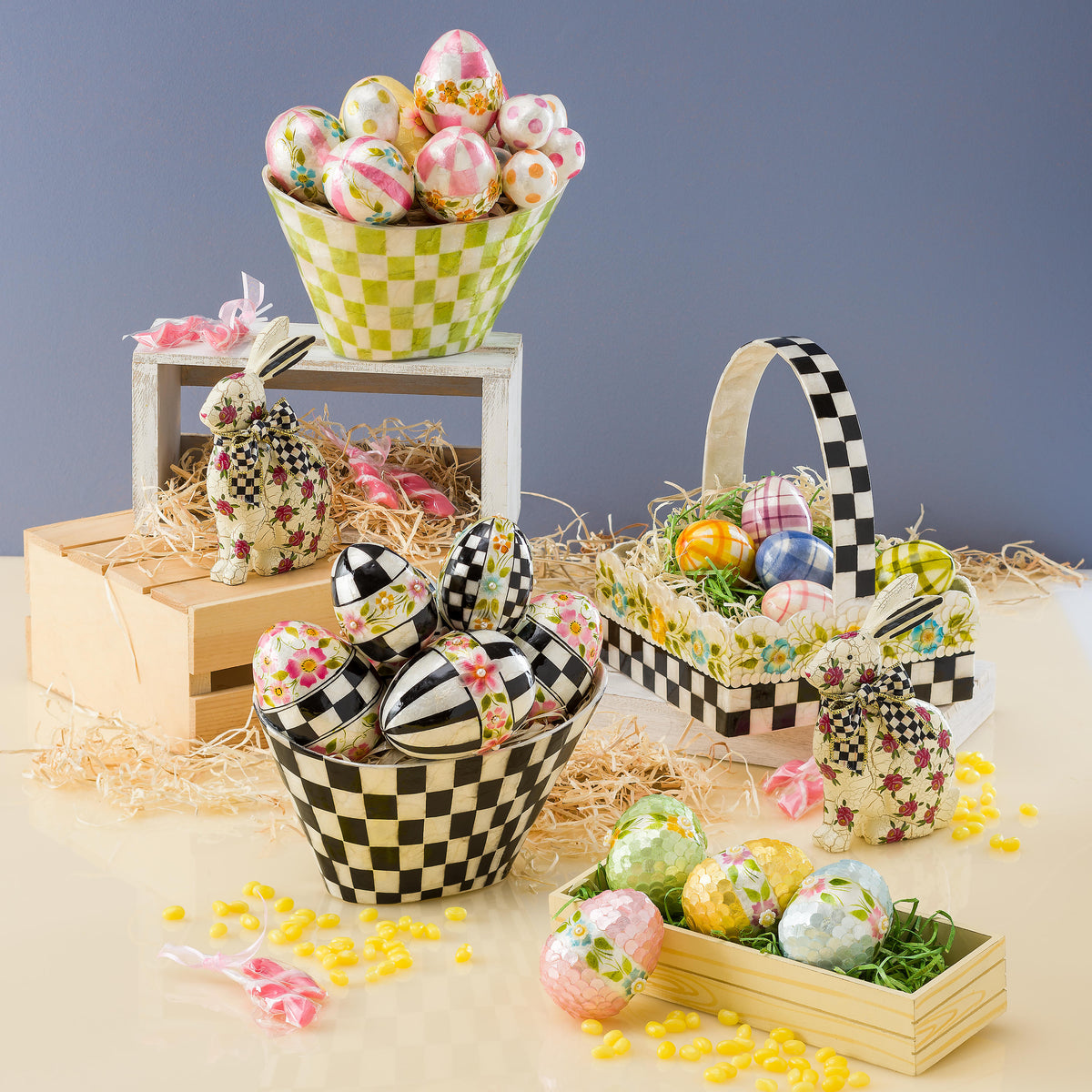 Garland Eggs - Set of 4
