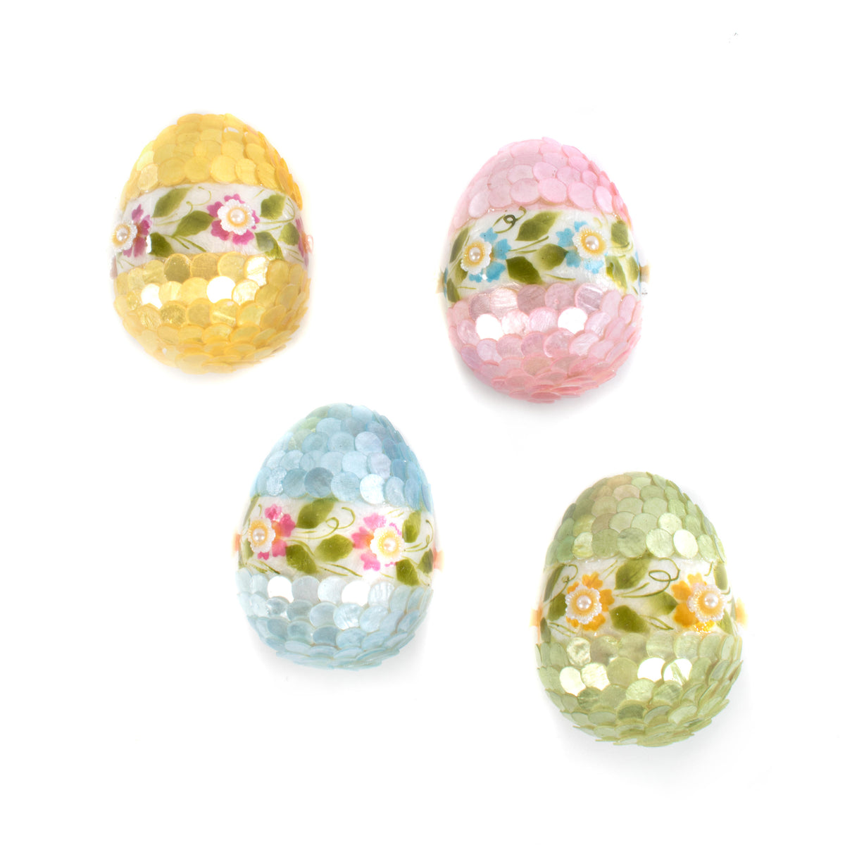 Garland Eggs - Set of 4