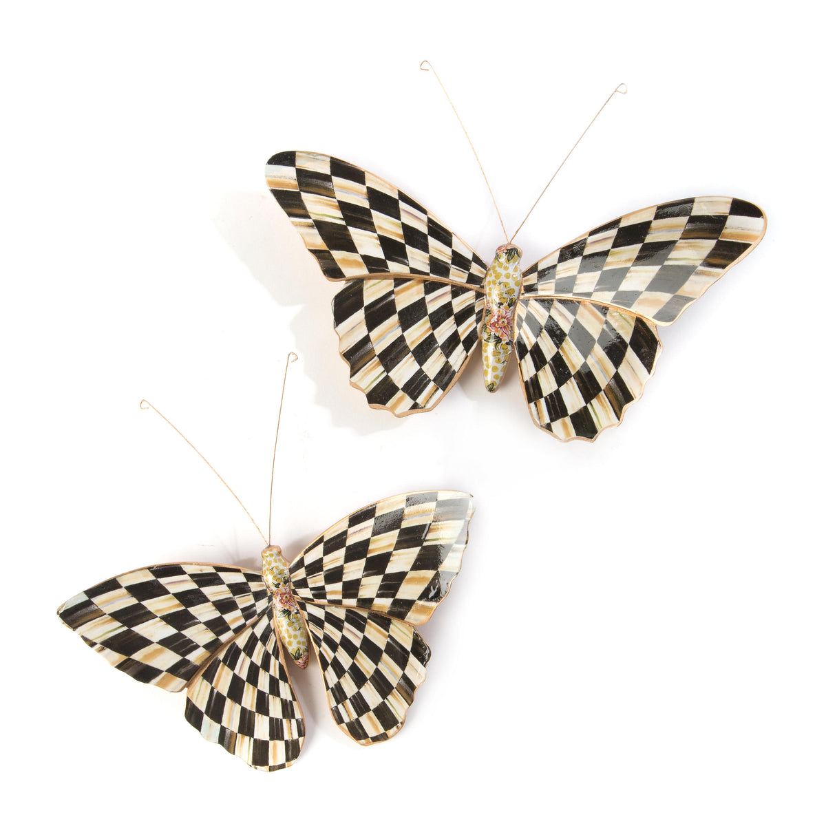 Butterfly Duo - Courtly Check